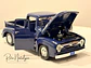Camioneta Ford F-100 Pick Up (1956) | Motormax 1:24 - Miniatura 4