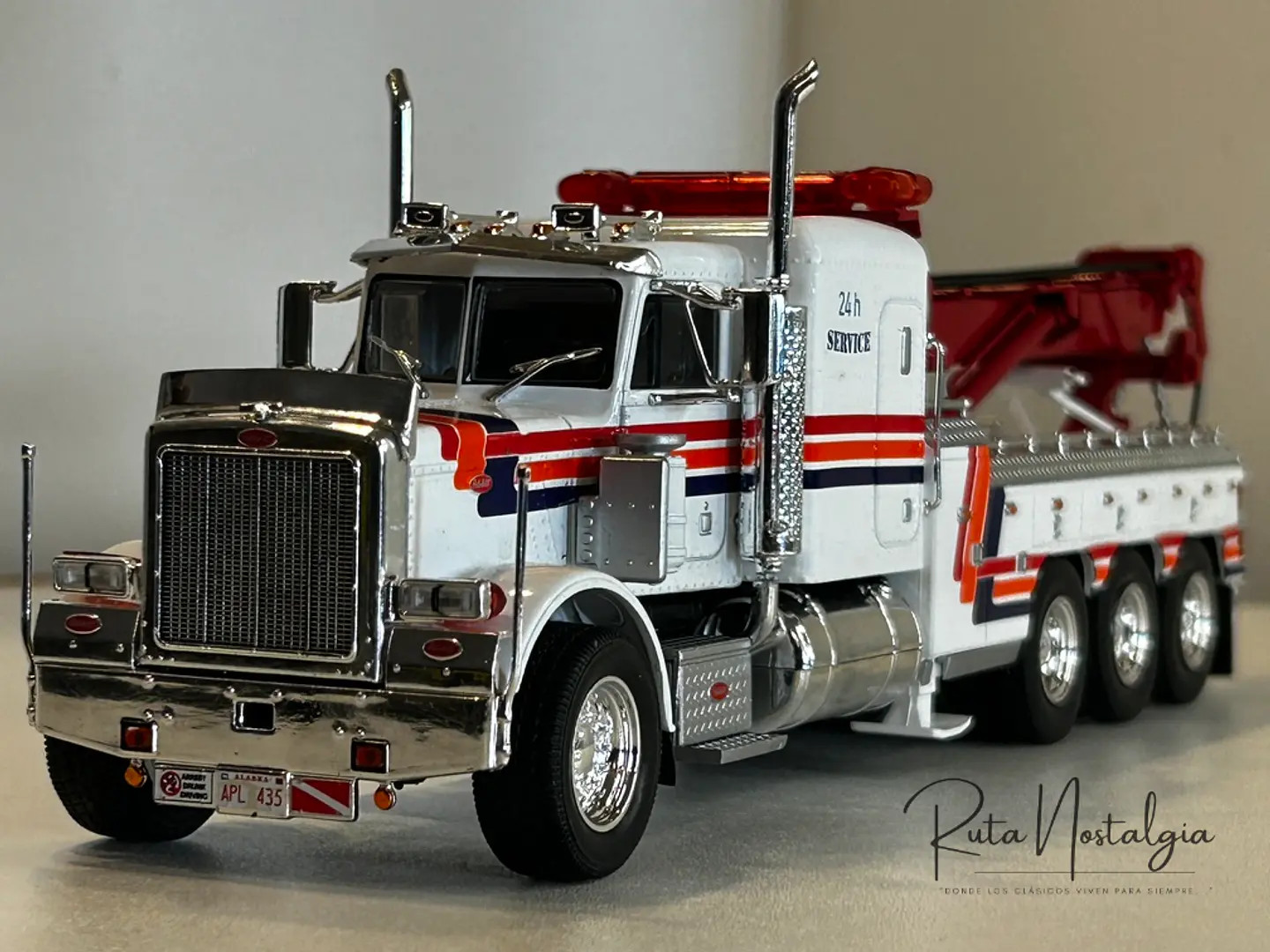 Grúa Peterbilt 359 Wrecker (1976) | IXO Escala 1:43 4