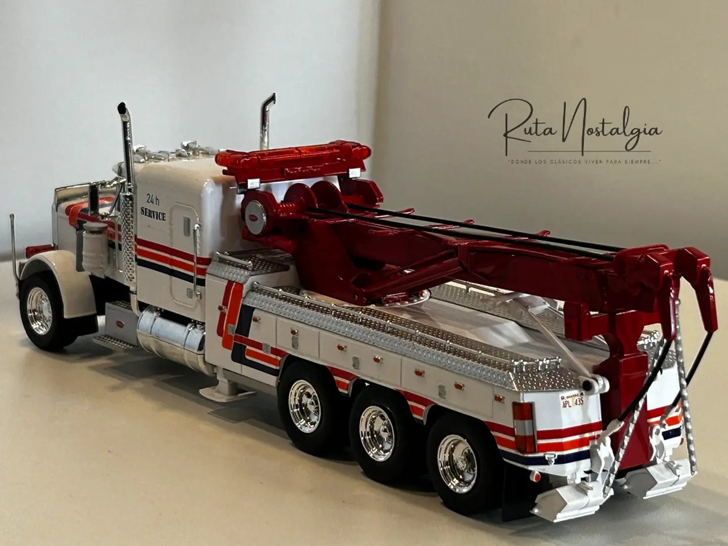 Grúa Peterbilt 359 Wrecker (1976) | IXO Escala 1:43 6