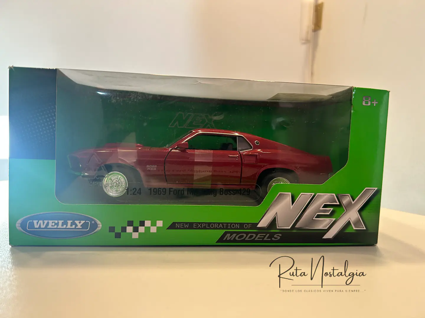 Auto Ford Mustang Boss 429 1969 | Welly Escala 1:24 11