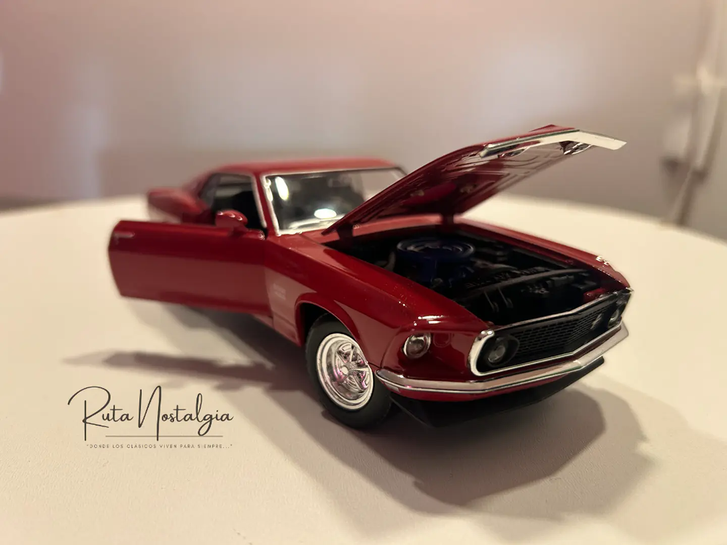 Auto Ford Mustang Boss 429 1969 | Welly Escala 1:24 2