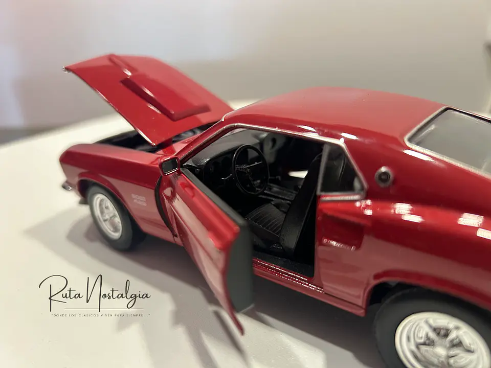 Auto Ford Mustang Boss 429 1969 | Welly Escala 1:24 3