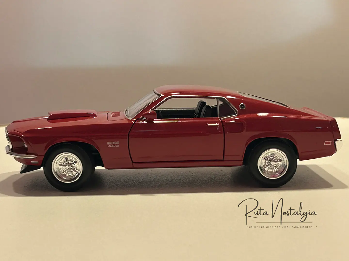 Auto Ford Mustang Boss 429 1969 | Welly Escala 1:24 6