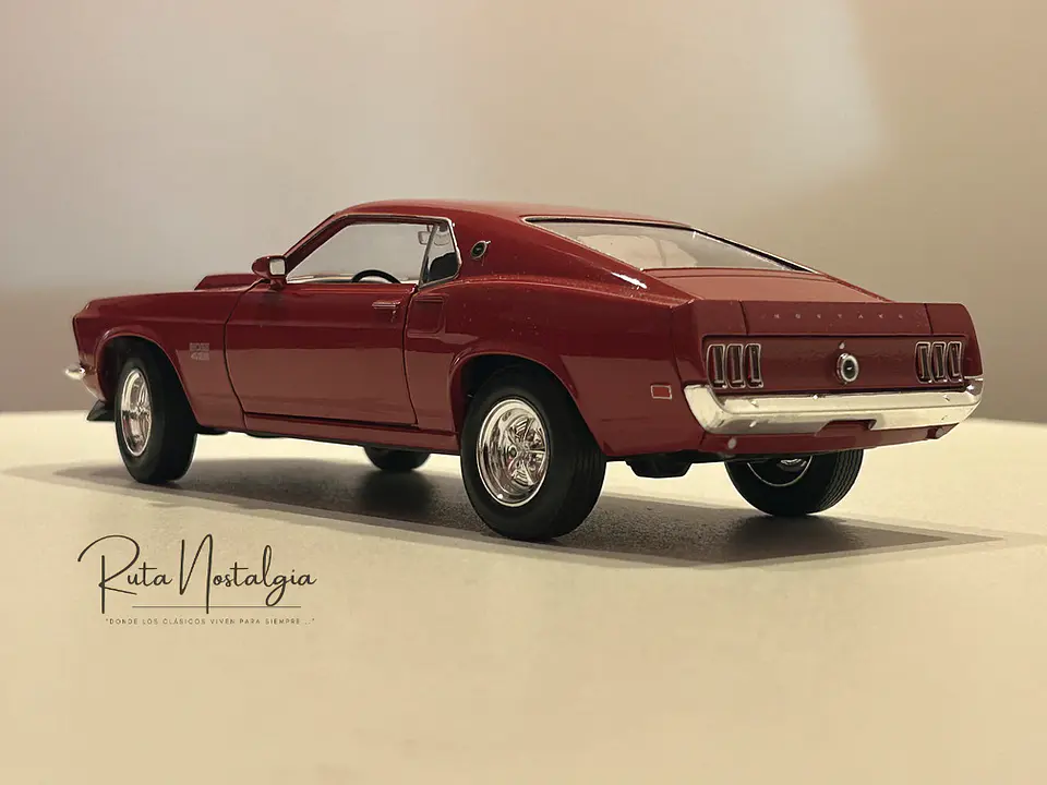 Auto Ford Mustang Boss 429 1969 | Welly Escala 1:24 7