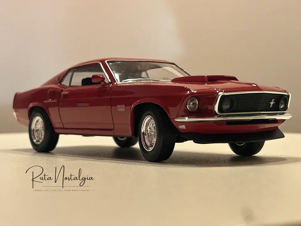 Auto Ford Mustang Boss 429 1969 | Welly Escala 1:24 1