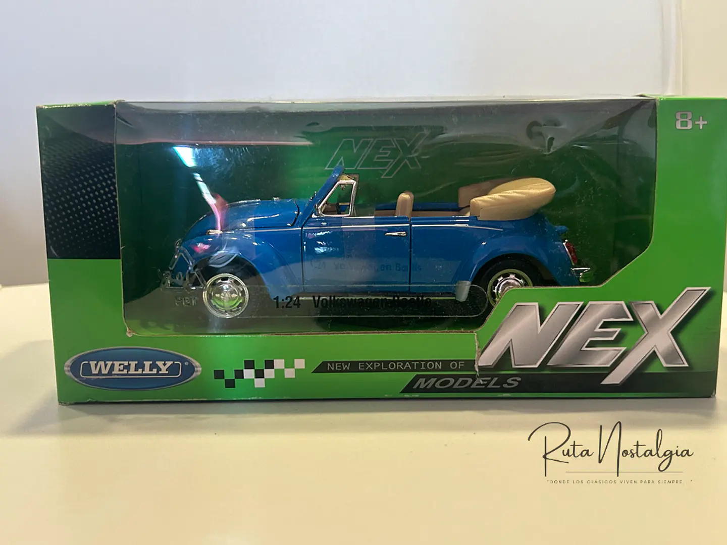 Auto Volkswagen Beetle Cabriolet | Welly 1:24 11