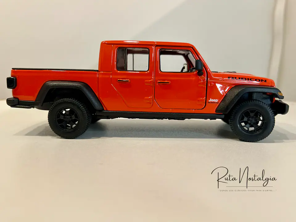 Camioneta Welly Jeep Gladiator Rubicon 1:24 (naranja “Punk”) 7