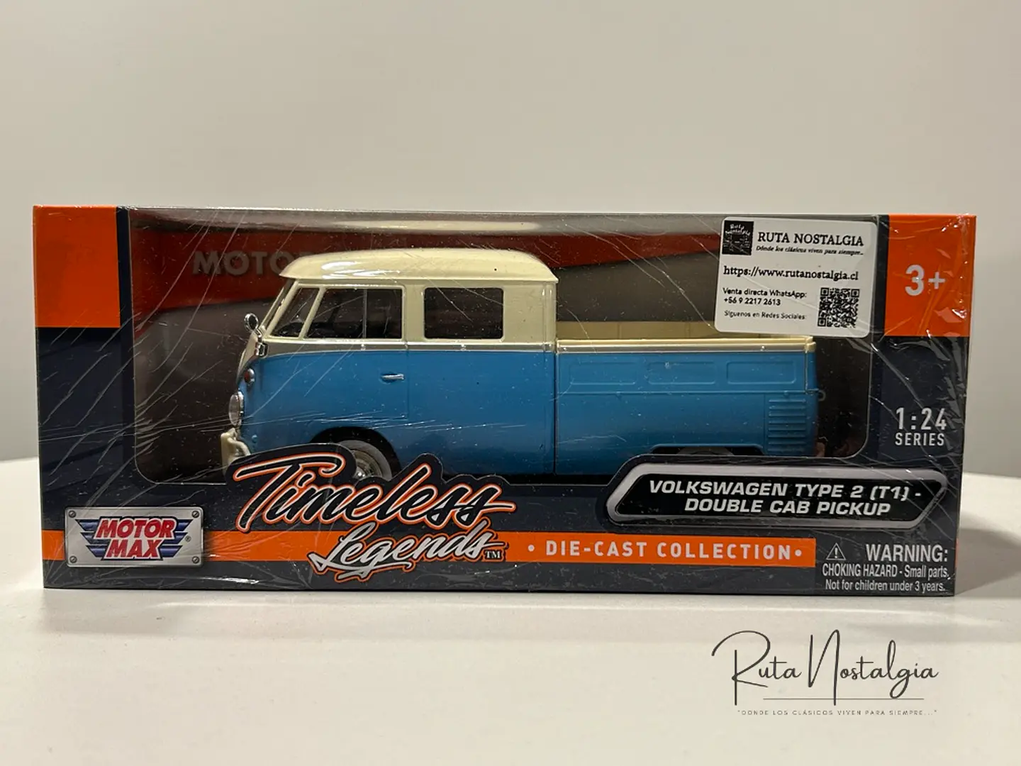 Camioneta Volkswagen T1 DoKa | Motormax Escala 1:24 20