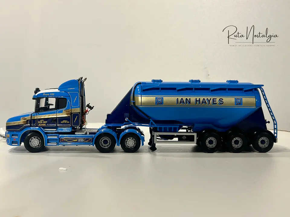 Camión Corgi CC12801 1:50 Scania T-cab + Tolva Feldbinder 6