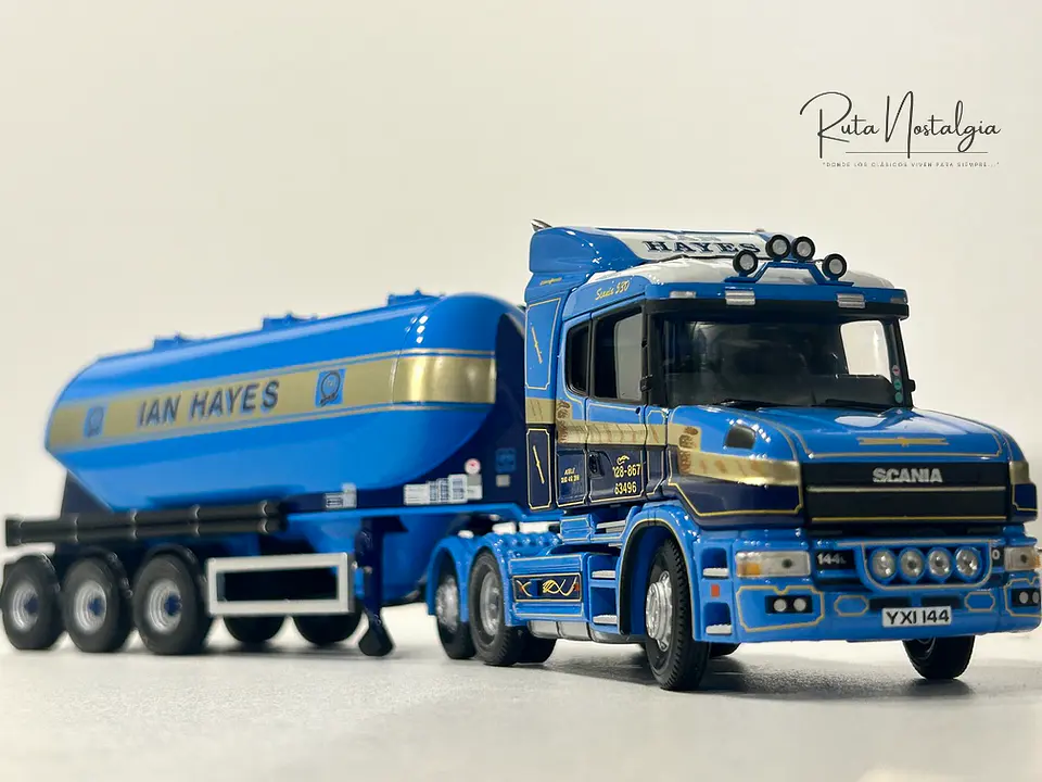 Camión Corgi CC12801 1:50 Scania T-cab + Tolva Feldbinder 1