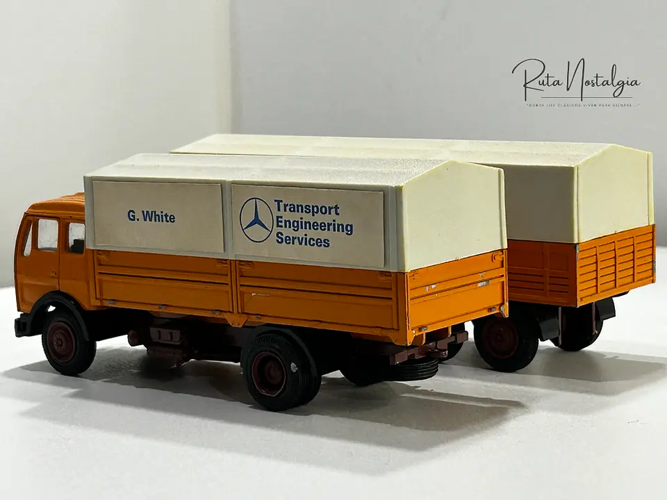 Camión Mercedes-Benz NG 1632/1932 con carro | NZG 1:50 12