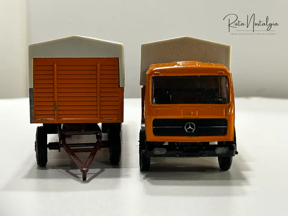 Camión Mercedes-Benz NG 1632/1932 con carro | NZG 1:50 11