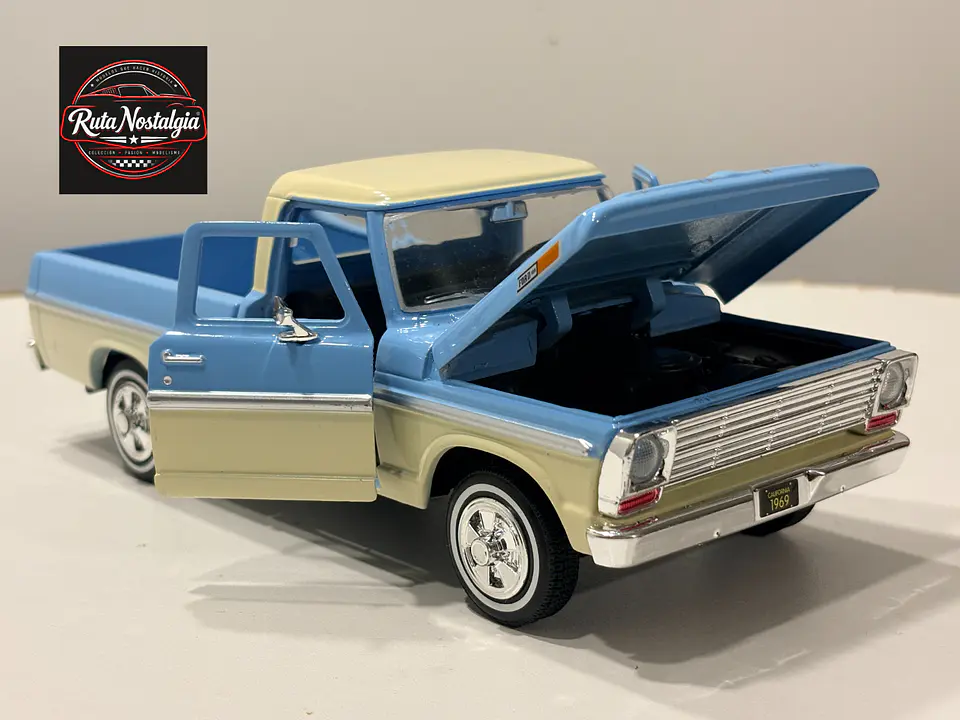 Camioneta Ford F-100 Pickup (1969) | Motormax 1:24  4