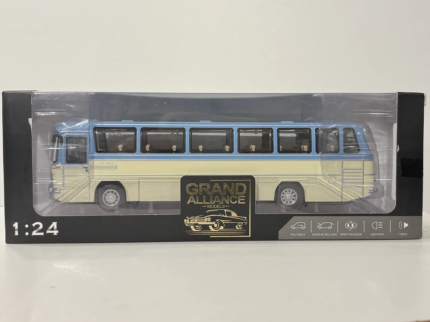 Bus Mercedes Benz O-302 - Grand Alliance Models - 1:24 (China). Diecast con sonido 13
