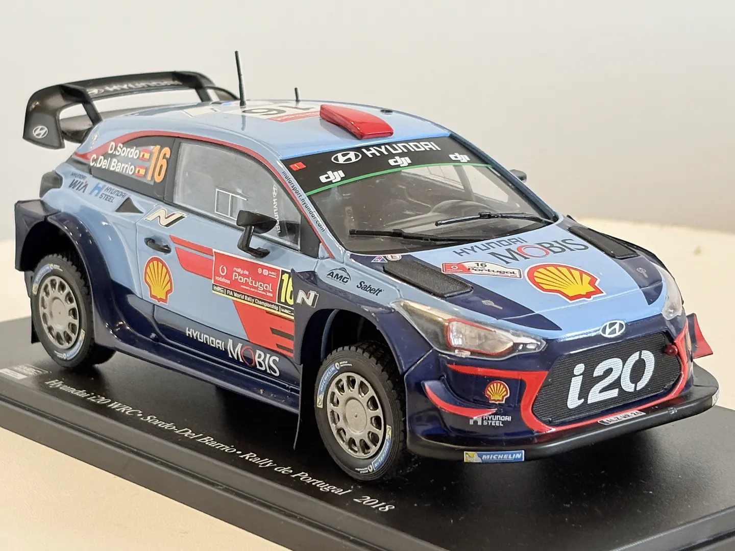 Hyundai i20 WRC No.16 Sordo Rally Portugal 2018 | Salvat - Hachette 1:24 3