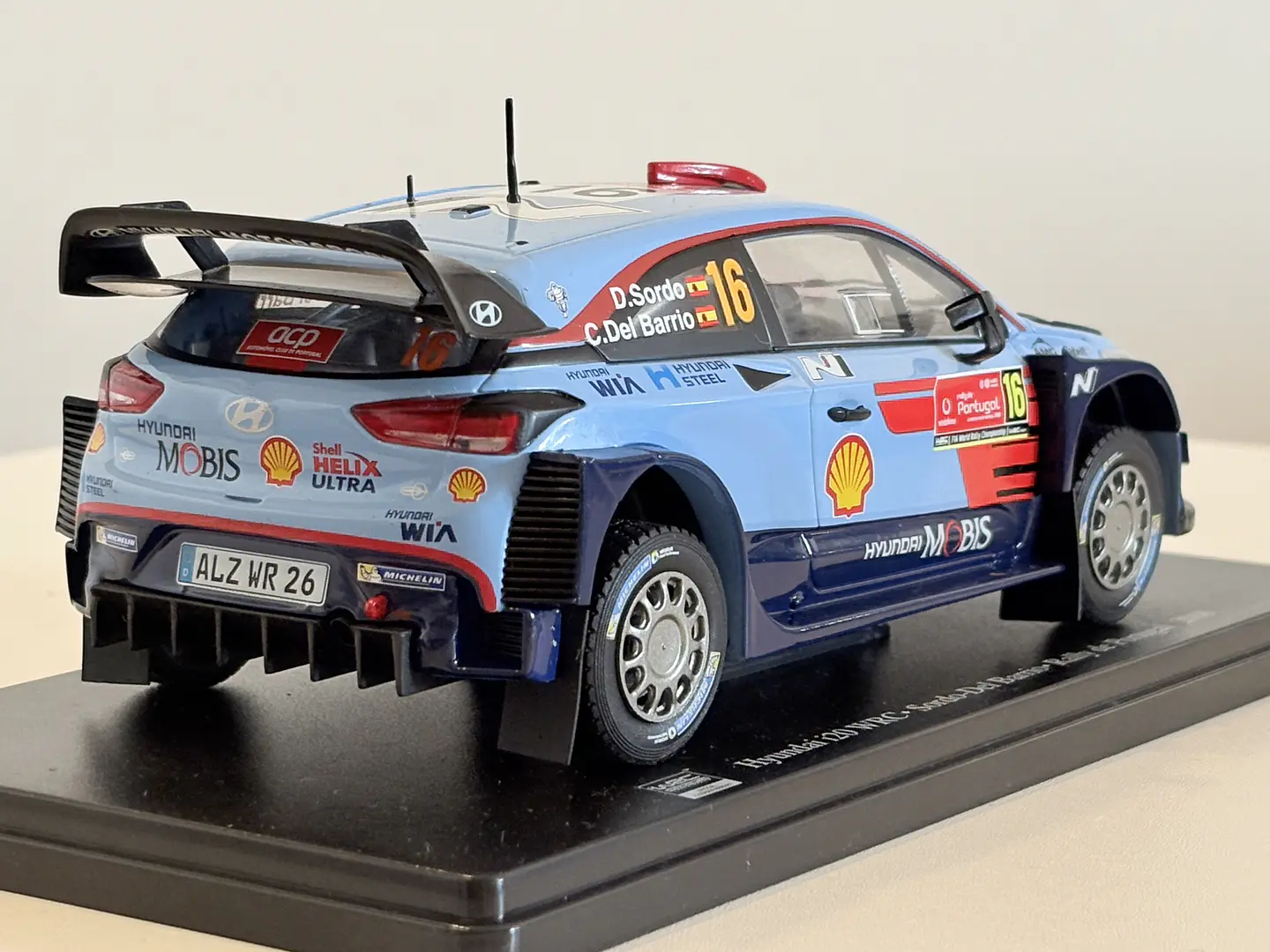 Hyundai i20 WRC No.16 Sordo Rally Portugal 2018 | Salvat - Hachette 1:24 5