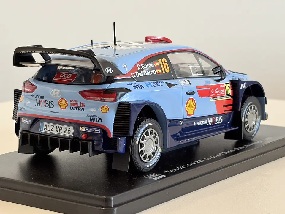 Hyundai i20 WRC No.16 Sordo Rally Portugal 2018 | Salvat - Hachette 1:24 5