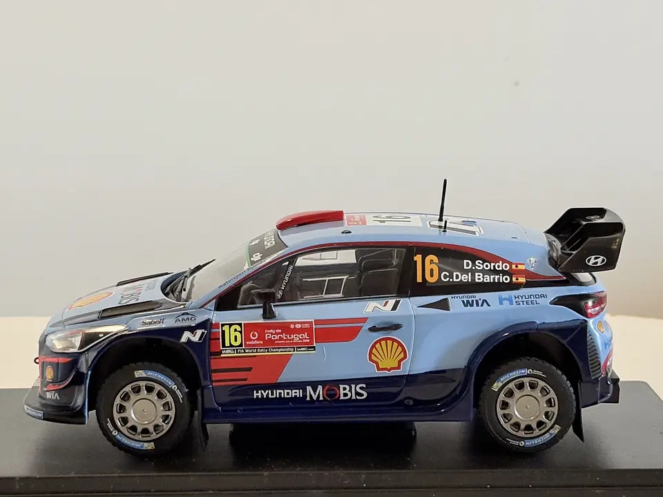 Hyundai i20 WRC No.16 Sordo Rally Portugal 2018 | Salvat - Hachette 1:24 7