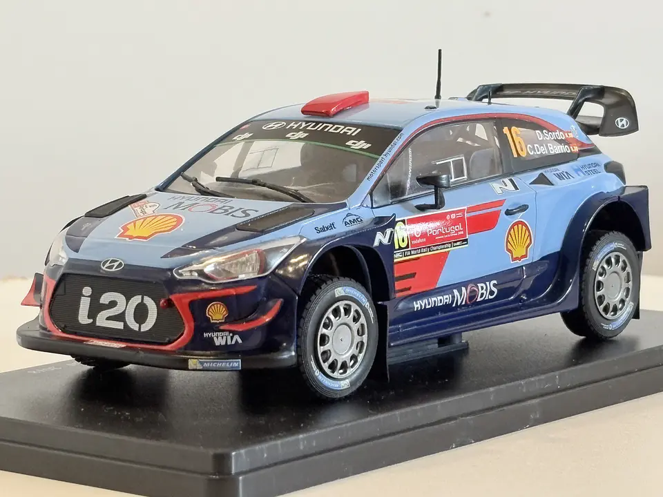 Hyundai i20 WRC No.16 Sordo Rally Portugal 2018 | Salvat - Hachette 1:24 1