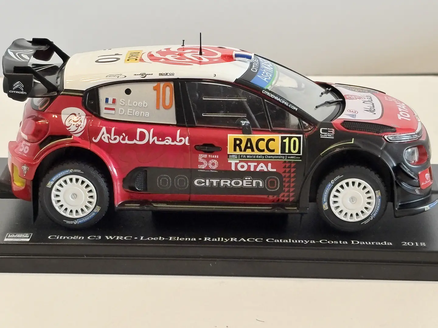 Citroën C3 WRC No.10 Rallye Catalunya 2018 | Salvat 1:24 | Loeb/Elena | El regreso del más grande 4