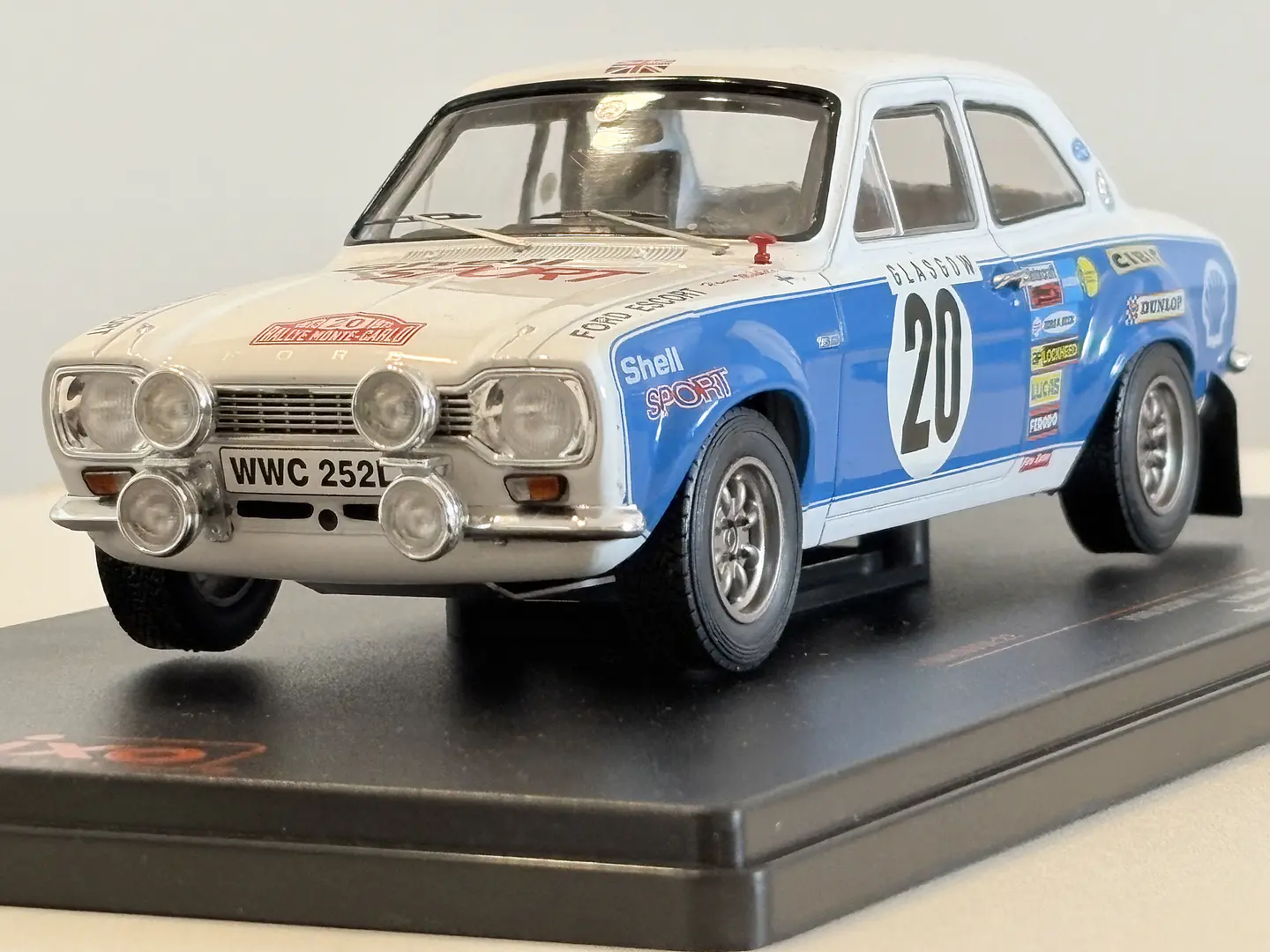 Ford Escort RS1600 Rally Monte Carlo 1973 IXO 1:24 1