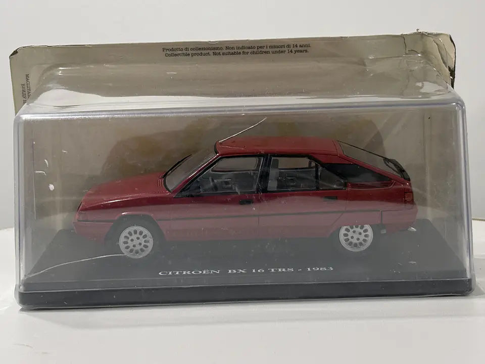 Citroën BX 16 TRS 1983 Rojo Escala 1:24 Edicola 9