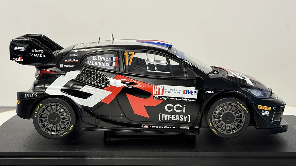 Toyota GR Yaris Rally1 Ogier Croacia 2024 IXO 1:18 4
