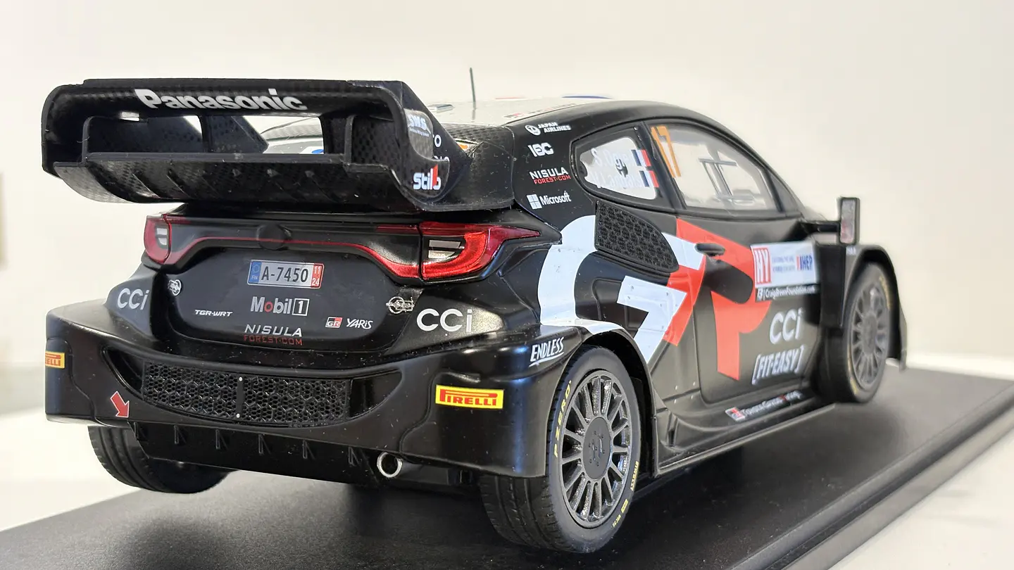 Toyota GR Yaris Rally1 Ogier Croacia 2024 IXO 1:18 5