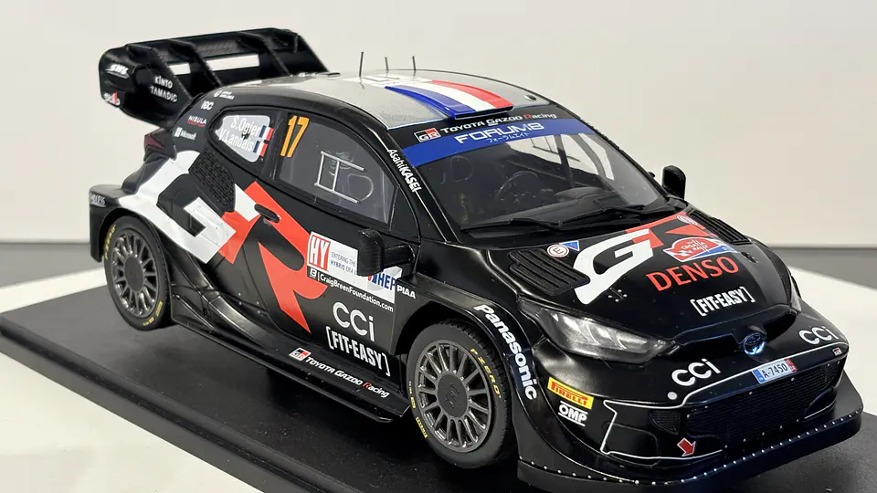 Toyota GR Yaris Rally1 Ogier Croacia 2024 IXO 1:18 9