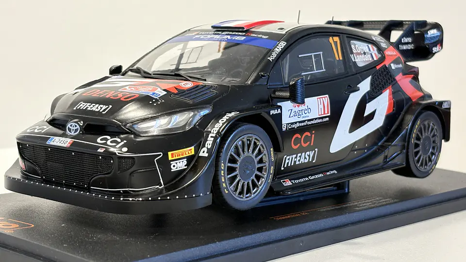 Toyota GR Yaris Rally1 Ogier Croacia 2024 IXO 1:18 1