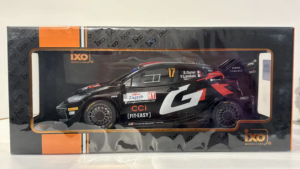 Toyota GR Yaris Rally1 Ogier Croacia 2024 IXO 1:18 10