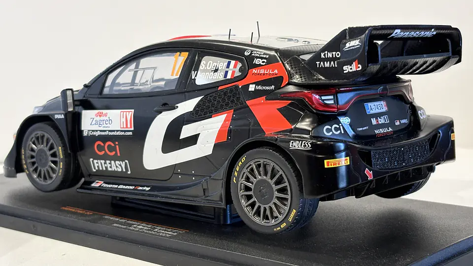 Toyota GR Yaris Rally1 Ogier Croacia 2024 IXO 1:18 7