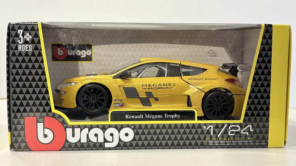 Auto Renault Megane Trophy Racing Escala 1:24 Bburago 9