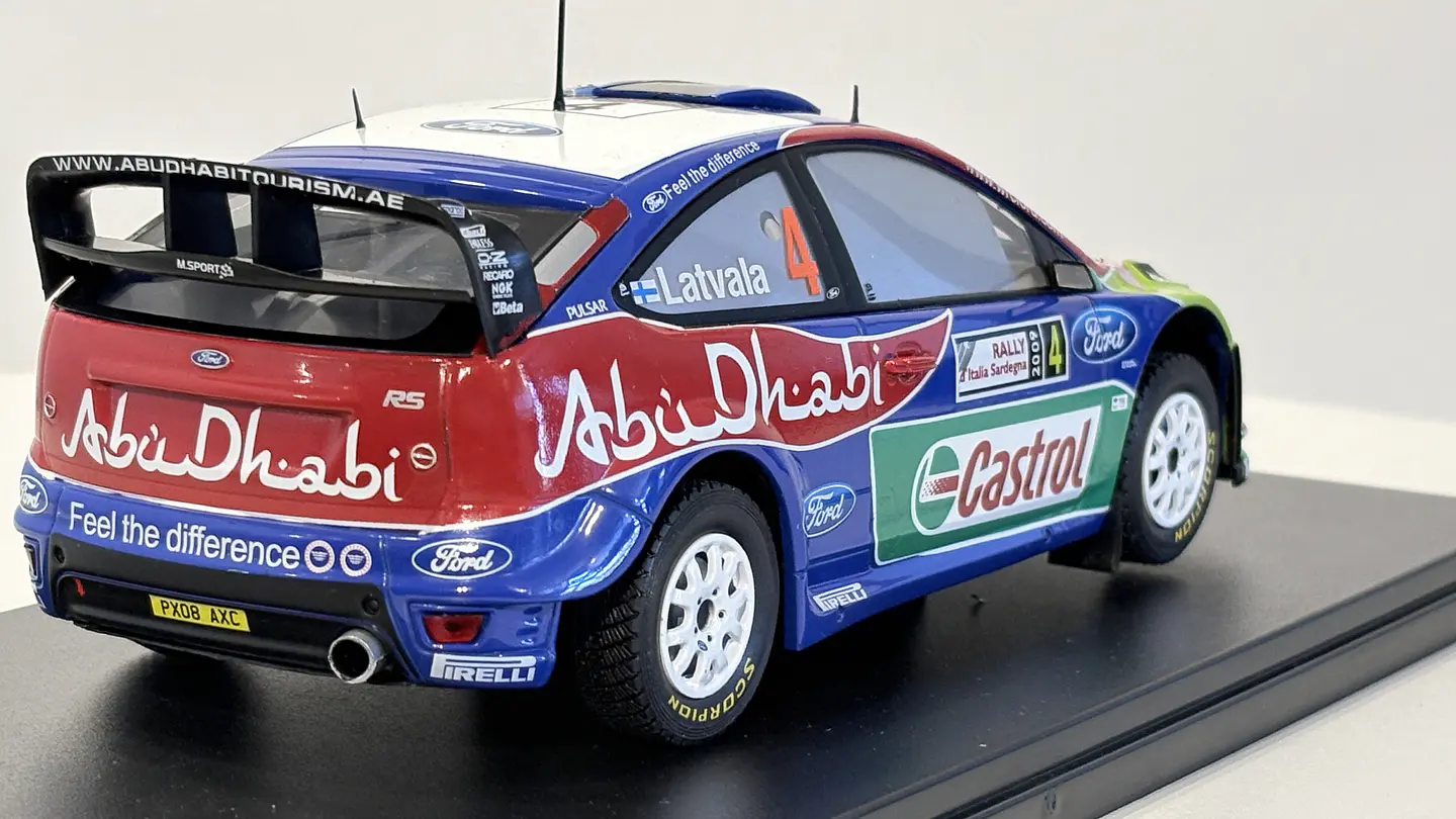 Auto Ford Focus RS WRC 2009 Latvala Rally | Ixo Models 1:24  5