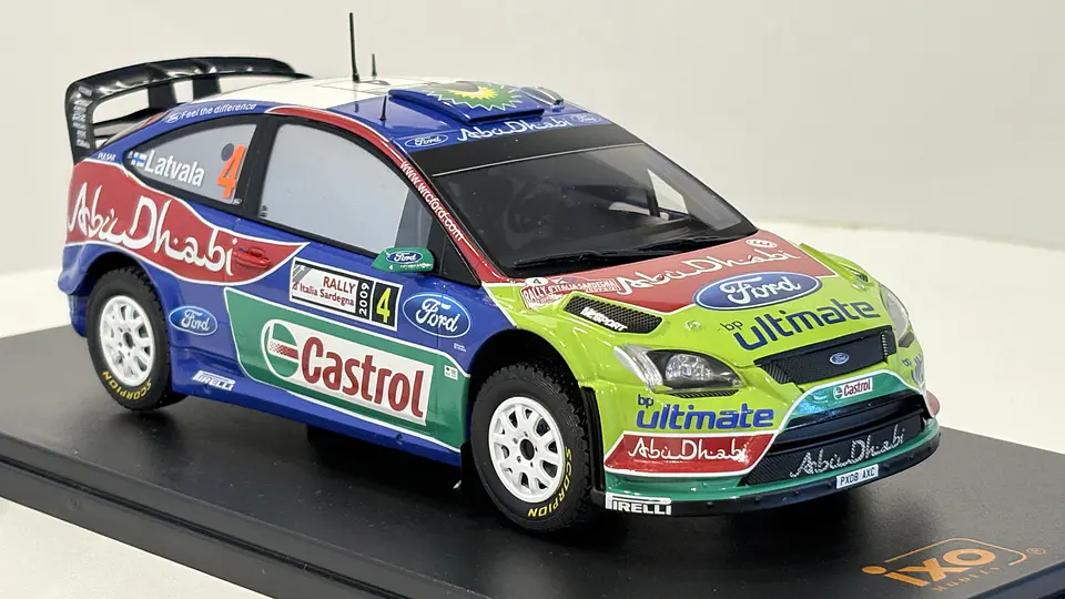 Auto Ford Focus RS WRC 2009 Latvala Rally | Ixo Models 1:24  3
