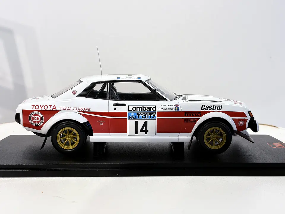 Toyota Celica 2000 GT 1977,  RAC Rally | IXO models 1:18 6