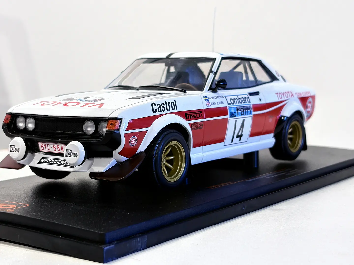 Toyota Celica 2000 GT 1977,  RAC Rally | IXO models 1:18 1