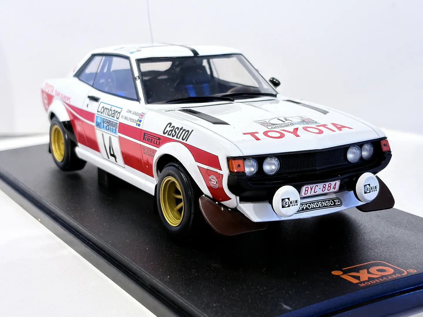 Toyota Celica 2000 GT 1977,  RAC Rally | IXO models 1:18 4