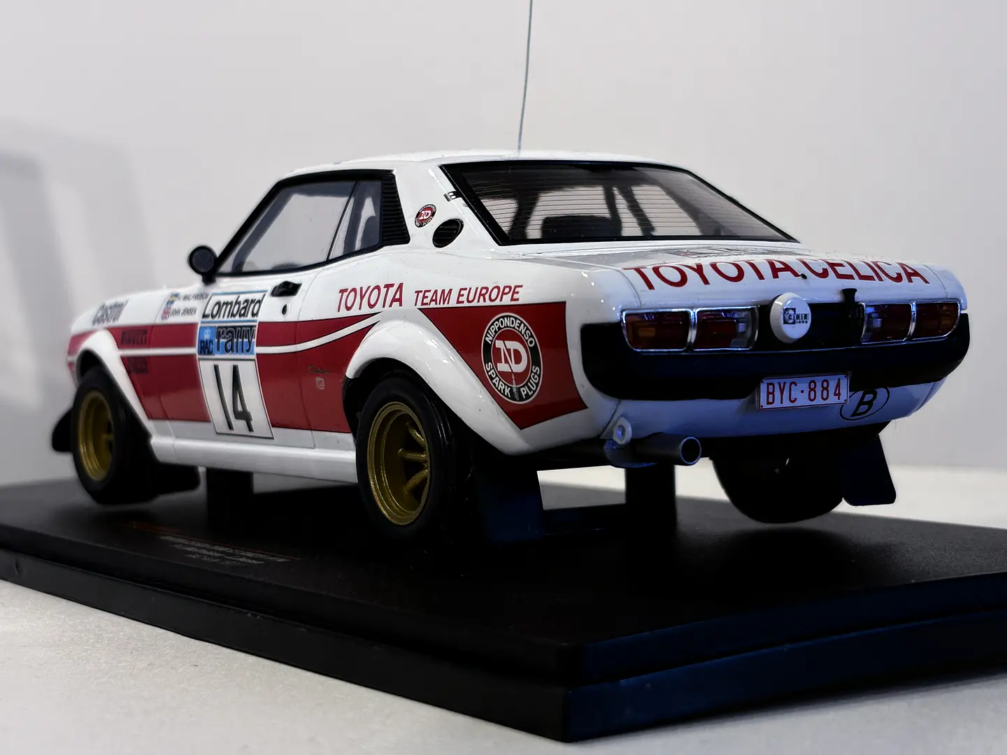 Toyota Celica 2000 GT 1977,  RAC Rally | IXO models 1:18 8