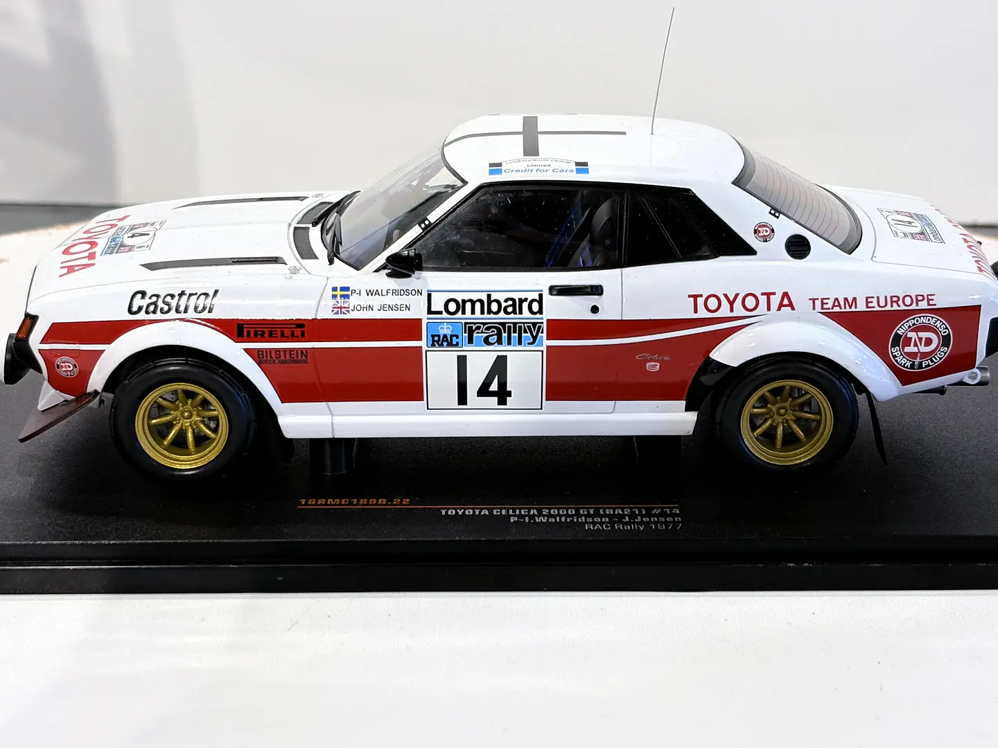 Toyota Celica 2000 GT 1977,  RAC Rally | IXO models 1:18 9