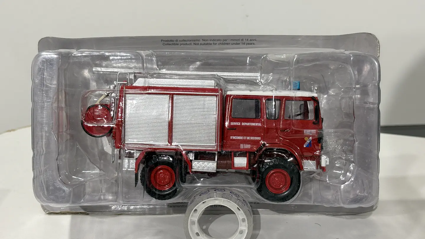 Camión de Bomberos Forestal Renault 95.130 4x4 FPT - Francia 1992 | Edicola Magazine 1:43 10