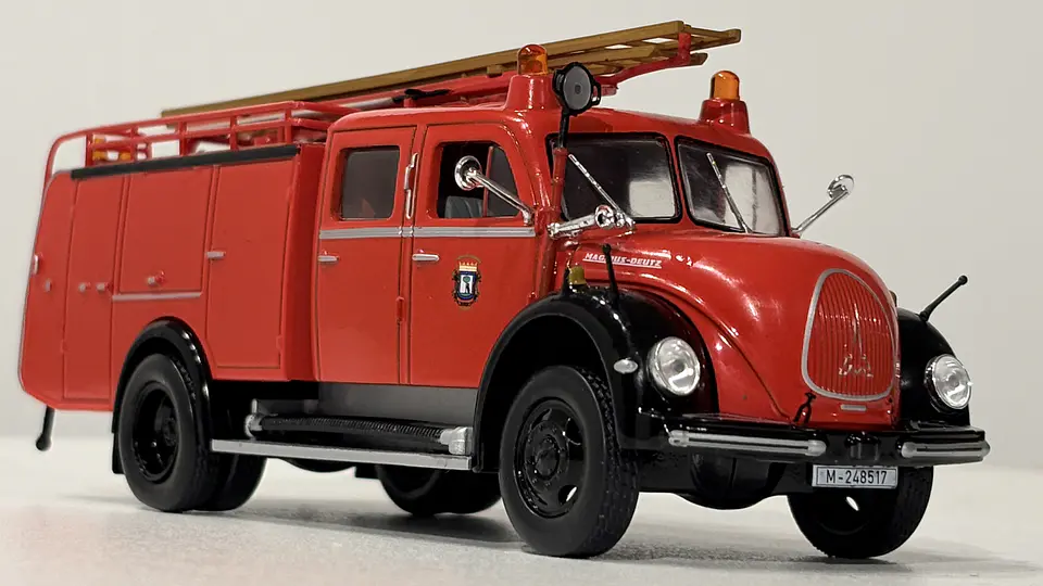 Camión de Bomberos Magirus-Deutz (1961) | Edicola 1:43 3