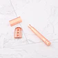 Afeitadora clásica reutilizable metálica zapallo - Miniatura 4