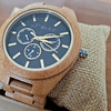Reloj pulsera de bambú