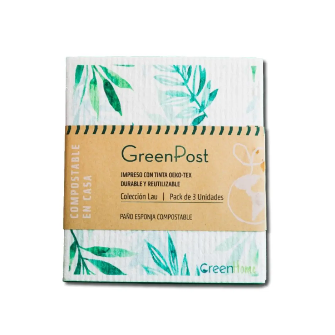 Paño esponja compostable 3