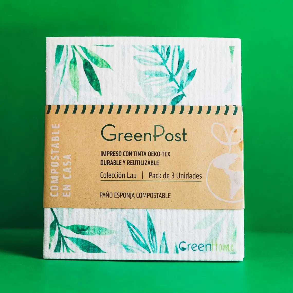 Paño esponja compostable 4
