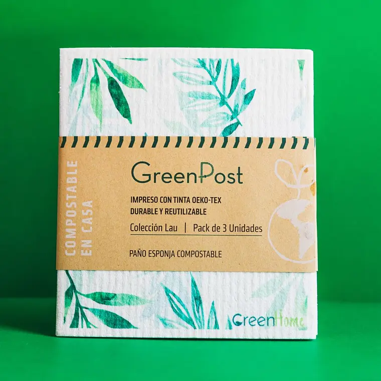 Paño esponja compostable 4