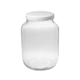 Frasco de vidrio de 3 litros