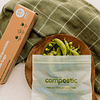 Bolsas reutilizables con cierre compostables 