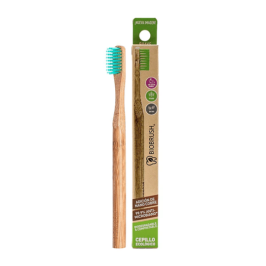 Cepillo Dental Adulto Suave - Bambú & Cobre.